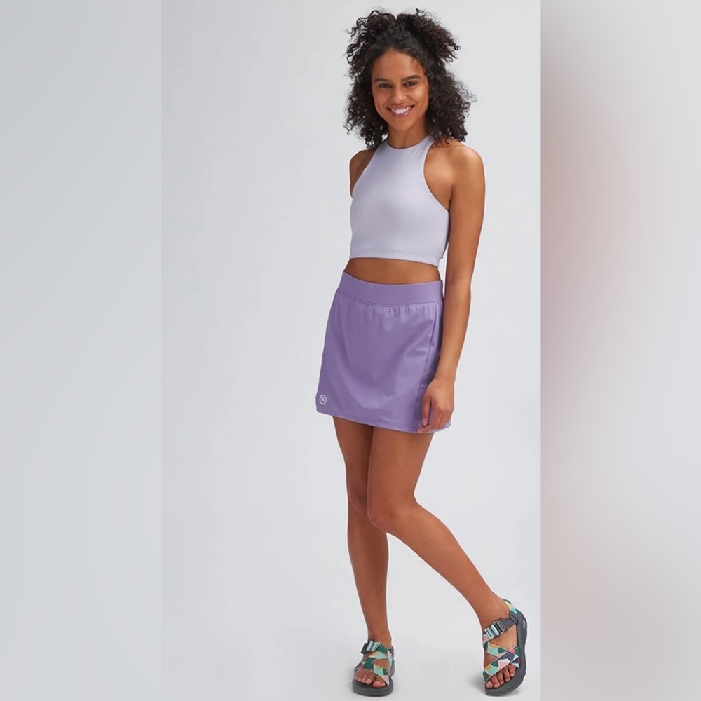 Women's Backcountry Performance Chalk Violet Split Skort Skirt Size Large